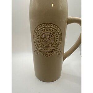 Alan Restaurant & Brewery‎ 2018 Mug Club Member Beige Ceramic Beer Stein